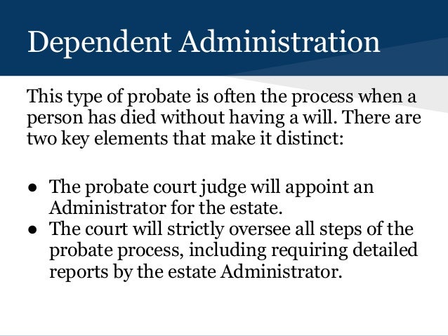 probated probate