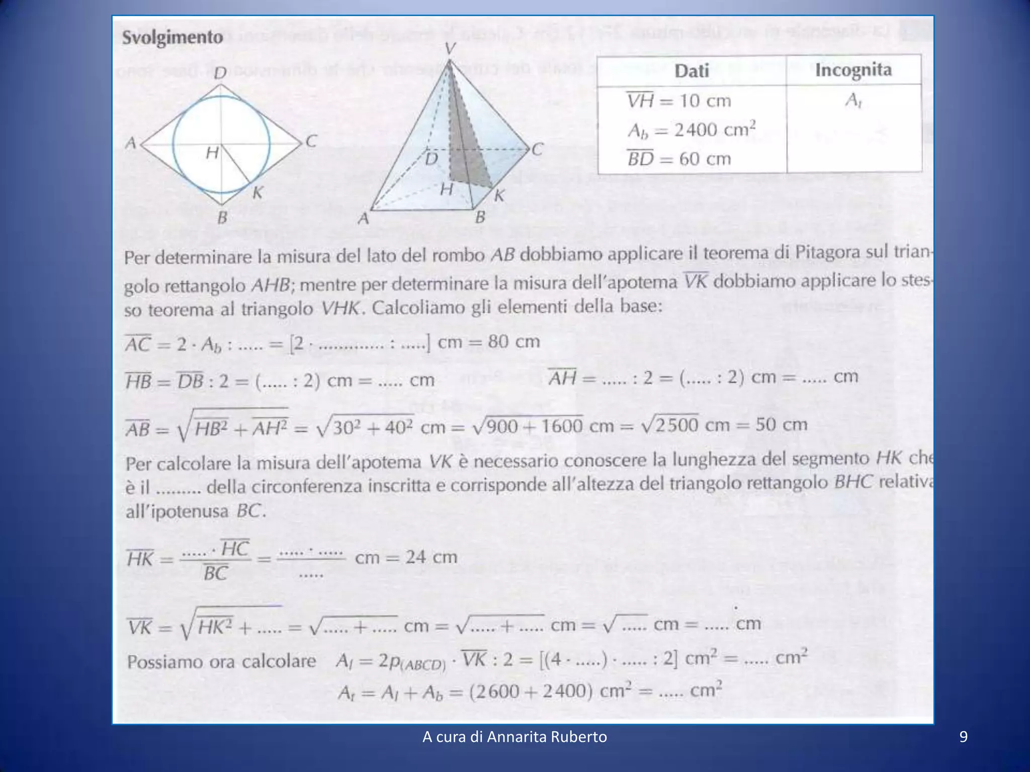 Probelmi Svolti E Problemi Guidati Sui Poliedri