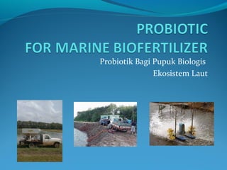 Probiotik Bagi Pupuk Biologis
Ekosistem Laut
 