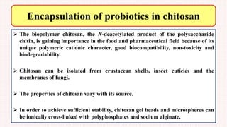 Micro-encapsulation of Probiotics | PPTX