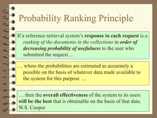 Probablistic information retrieval | PPT