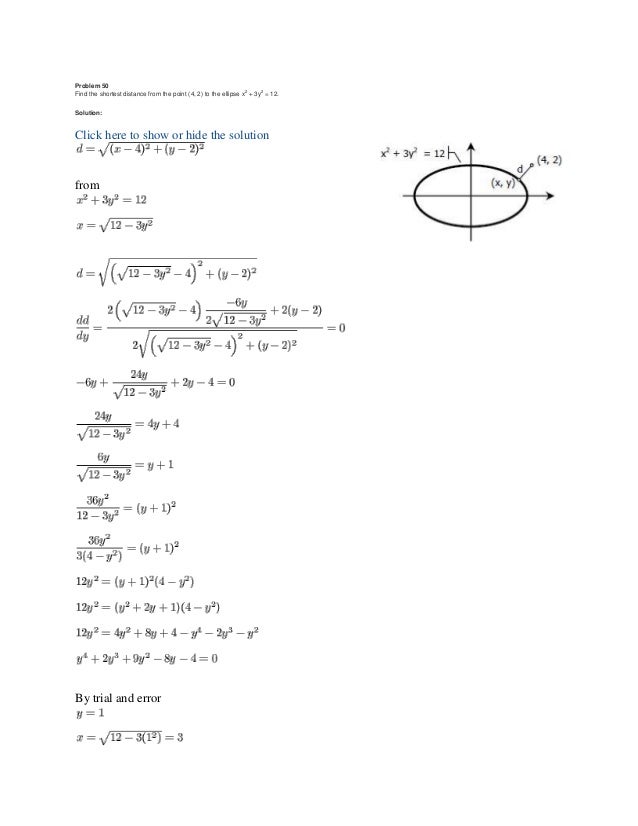 Problem Calculus