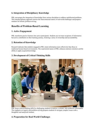 Multifaceted Problem Problem-Based Learning: Fostering Critical Thinking and Application | PDF