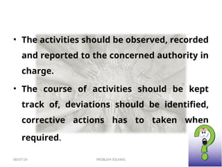 Problem solving and planning and evaluaton .ppt