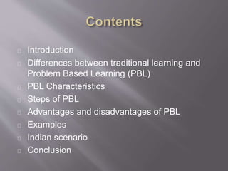 Problem based learning | PPTX