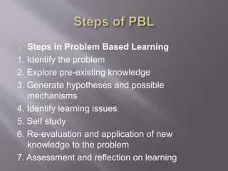 Problem based learning | PPTX