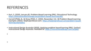 PROBLEM-BASED LEARNING | PPTX | Secondary Education | Education