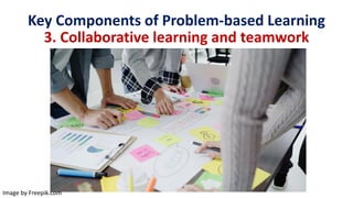 Key Components of Problem-based Learning
3. Collaborative learning and teamwork
Image by Freepik.com
 