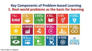 Key Components of Problem-based Learning
1. Real-world problems as the basis for learning
https://sdgs.un.org/goals
 