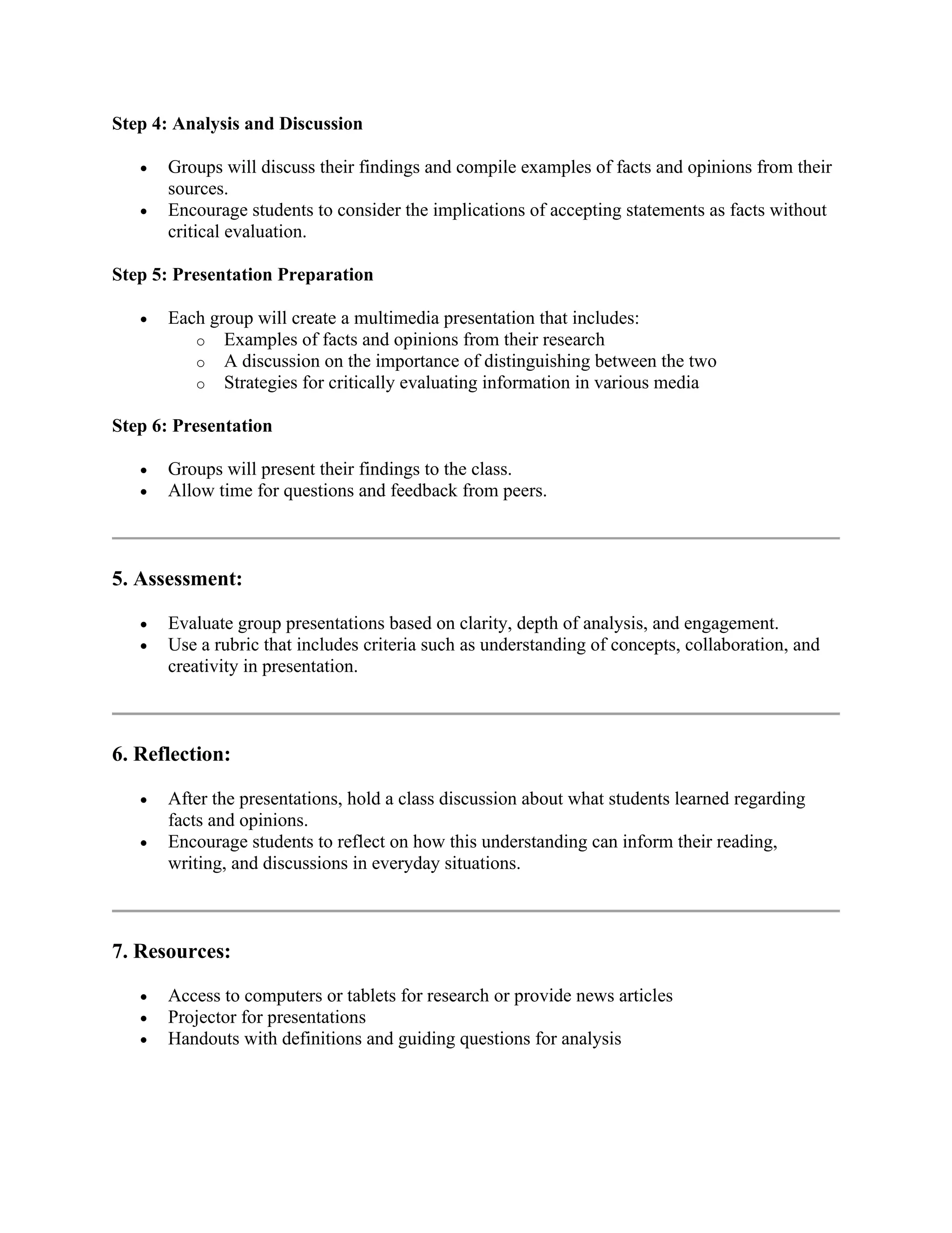 Problem-based Learning Plan in the classroom | PDF