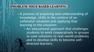 problem-Based learning approach in sciencepptx | PPT