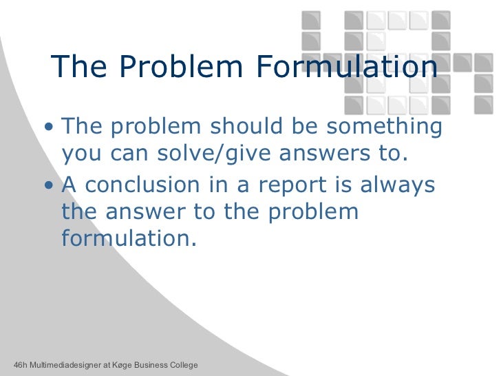 Problem Formulation