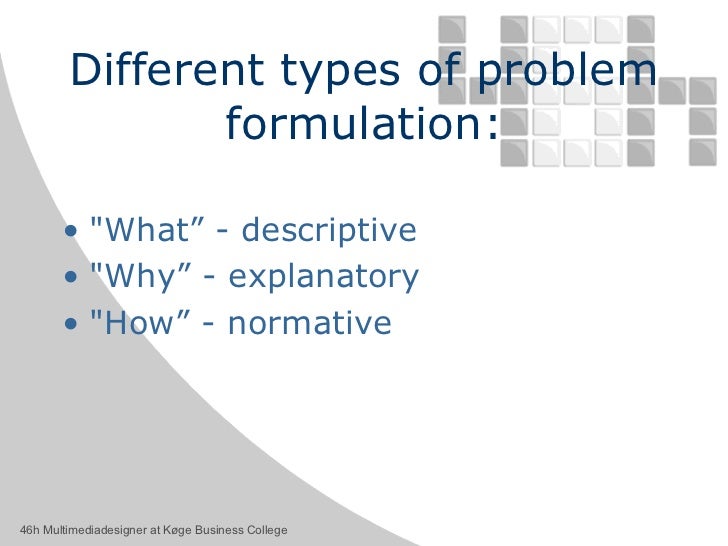 Problem Formulation