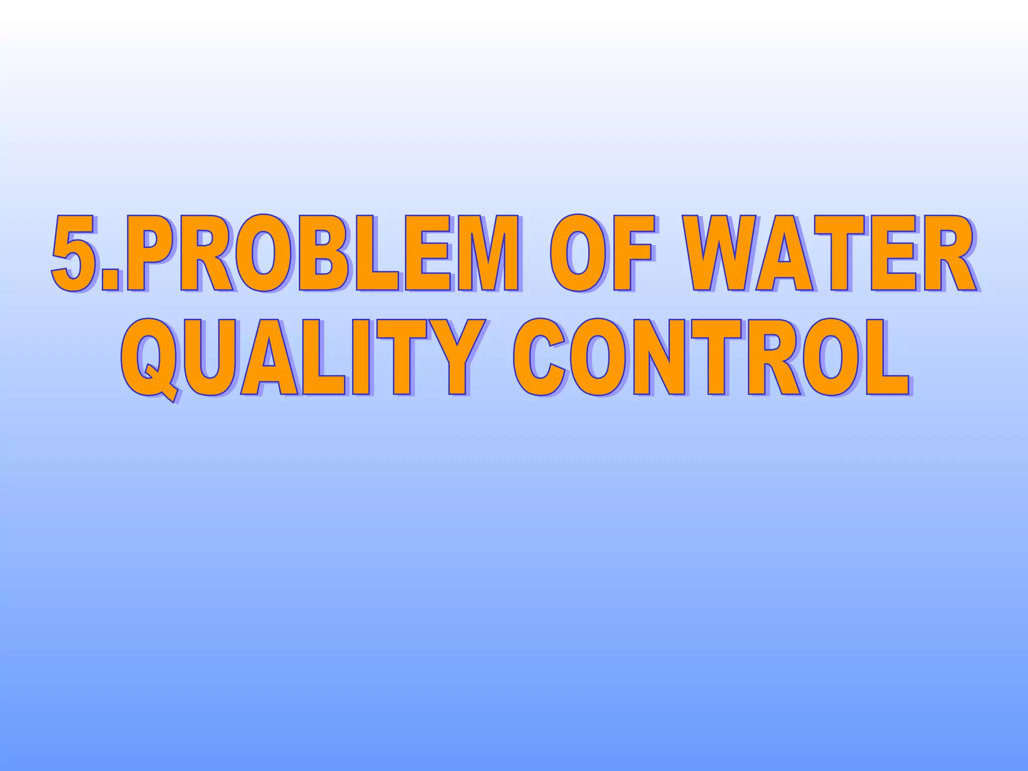 Problem of Water Quality Control in the Niger Basin | PPT