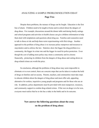 Problem solution exercises | PDF | Substance Abuse | Diseases and ...