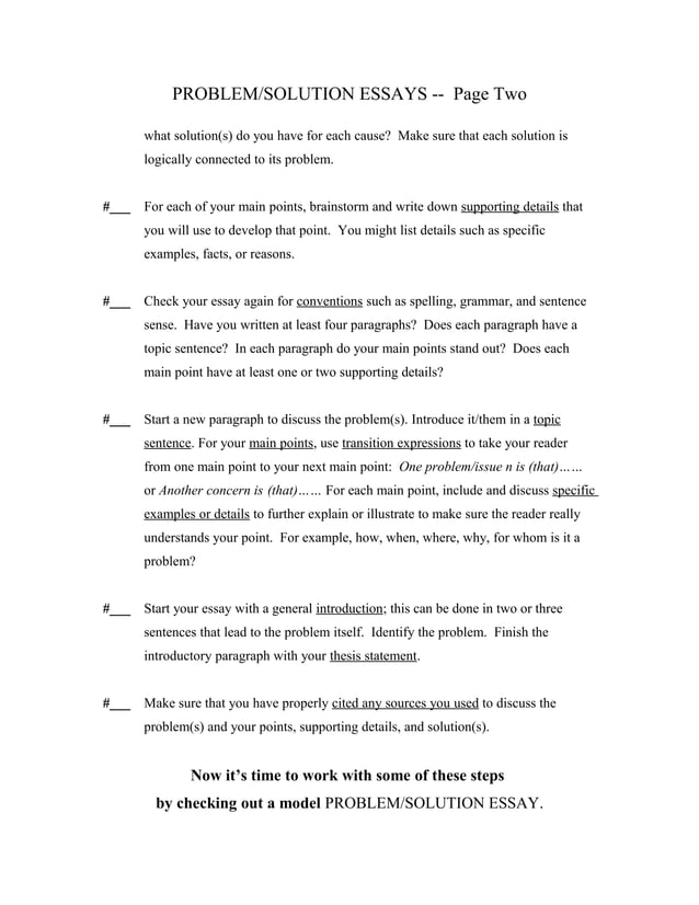 Problem solution exercises | PDF