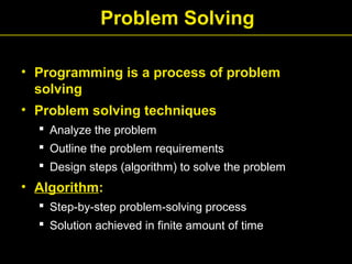 Problem solving | PPT
