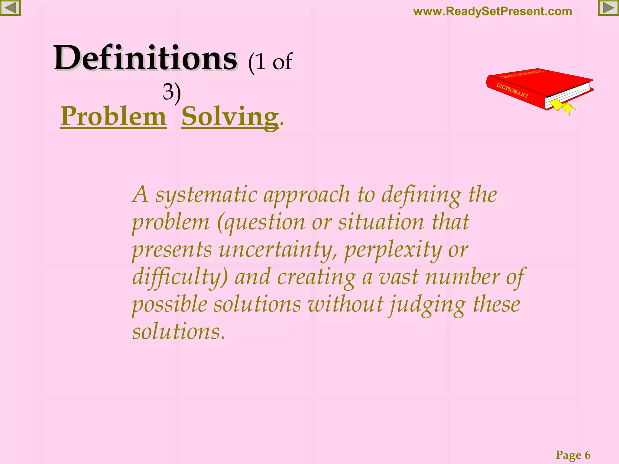 Problem solving-powerpoint1658 | PPT | Education