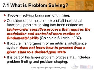 Problem solving4112 | PPT