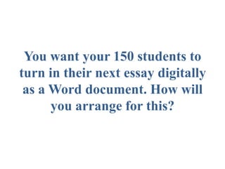 Problem solving scenarios | PPT