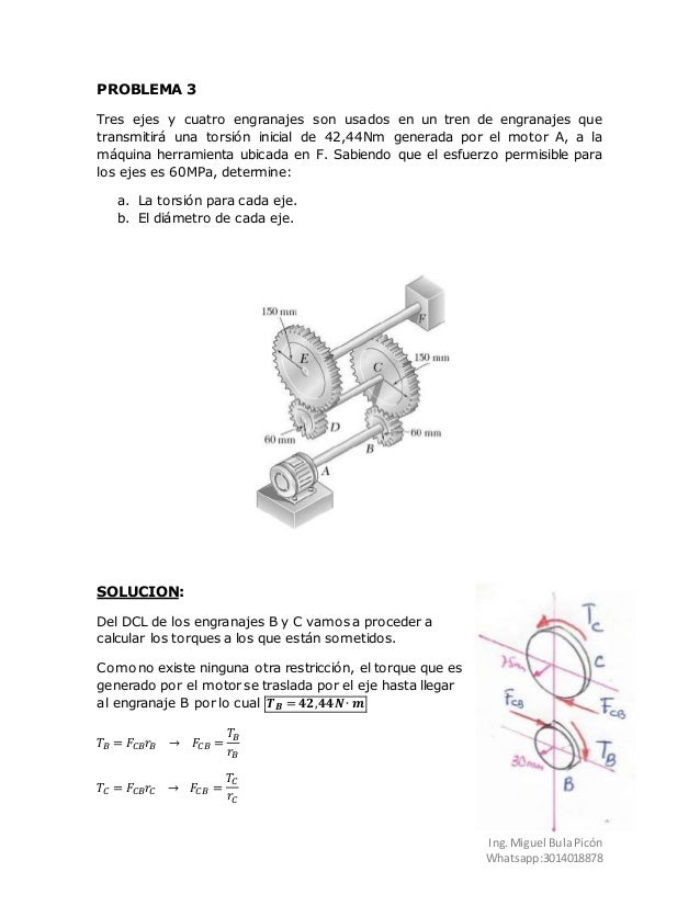 Relación de torque en engranajes