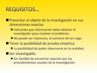 Problema científico