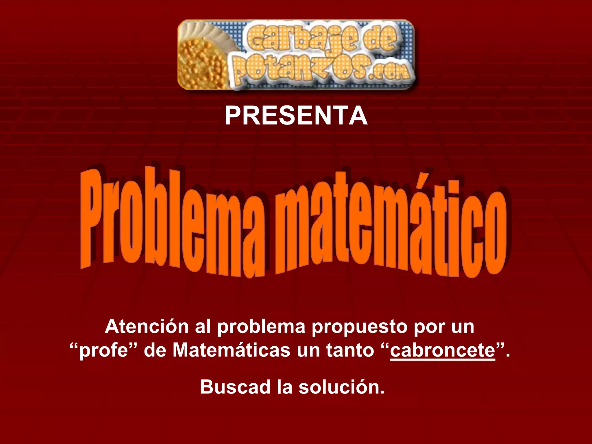 Problema matemático