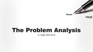 Problem analysis
