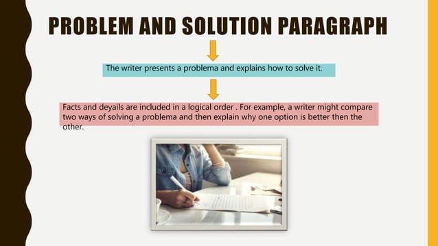 Problem and solution paragraph | PPTX