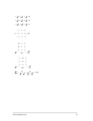 Ω
Δ 199490 ==
23
199
23
199
39
199
23
199
702
40
25
199
39
199
740
49
20
742
205
0742
490
205
21
2
1
321
321
321
.
EE
EE
E
E
E
E
E
E
E
E
JJZ
J
J
JJJ
JJJ
JJJ
ab
=
+
=
+
=
=
−
−
=
=
−
=
−
−
=++
=++
=−+
lvio Candelaria Cruz 27
−
E
 