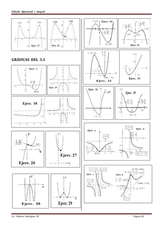 Cálculo diferencial e integral




GRÁFICAS DEL 3.3




Lic. Alberto Rodríguez M         Página 28
 