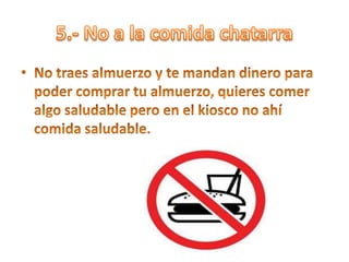 Problemas con la colacion