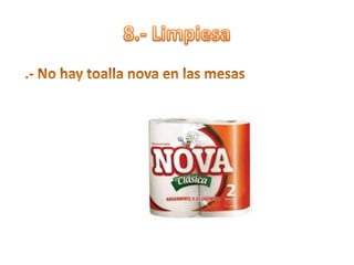 Problemas con la colacion