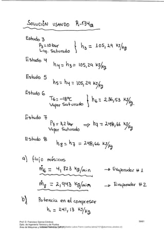 uSJtó
Es4 3
PLbbtr 1 105,c 3/
L' q . S-urctcLo
E& L
hL h 10'5 1 ac s/
h9 : 1051 z
h Z361 Ç3
V4?o( S&rrctdo
1ctcb '.
Pf = 312bcir —?
-: ')Ç
SC%JÍC.LdO
= J7
q Çtu/
O t$Cc5
L4 z3 in
P-encci. en E?it escr-
2.H 1 1 13
-4, 1
- Evctporc*dor #2.
Prof. D. Francisco García-Córdova
Dpto. de Ingeniería Térmica y de Fluidos
Área de Máquinas y Motores Térmicos (UPCT)
59/61
Downloaded by Carlos Ubaldo Labra Fierro (carlos.labra2101@alumnos.ubiobio.cl)
lOMoARcPSD|11246813
 