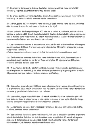 Problemas ecuaciones1ºgrado