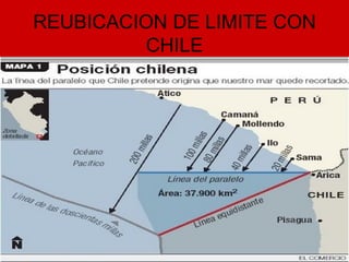 REUBICACION DE LIMITE CON CHILE 