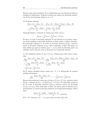=
1
3n

1
n
≤
1
n0
 ,
lo cual implica que lı́m

1
3
n
= 0.
6. Sea   0. Si q = 0, el resultado es trivial. Sea pues |q| 6= 0 y   0,
entonces:
|qn
− 0|   ⇔ |q|n
  ⇔ n log |q|  log . (∗)
 