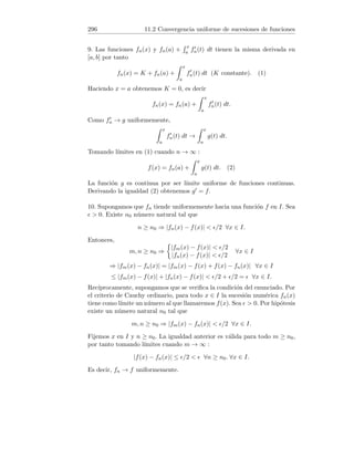≤ M |x − x0| .
Tomando lı́mites cuando x → x0 :
0 ≤ lı́m
x→x0
 
