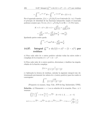 132 6.7 Una aproximación racional de la raı́z de 5
 