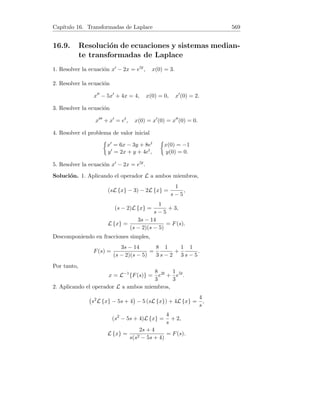 .
Si δ = /6, entonces, δ ≤ 1 y sigue siendo válida la acotación |x + 3| ≤ 6,
por tanto
|x − 2|  δ ⇒ |x − 2| 

6
⇒ |x − 2| |x + 3| 

6
· 6 = 
⇒ (por (1))
 