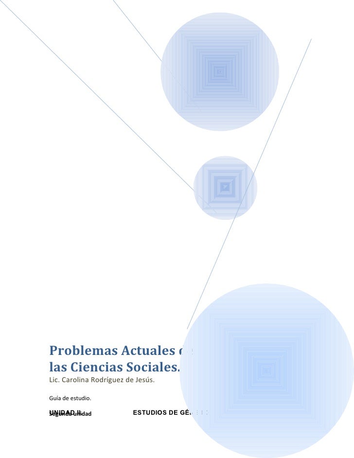 Problemas actuales de las ciencias sociales