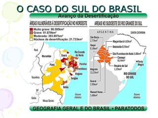 O CASO DO SUL DO BRASIL
 