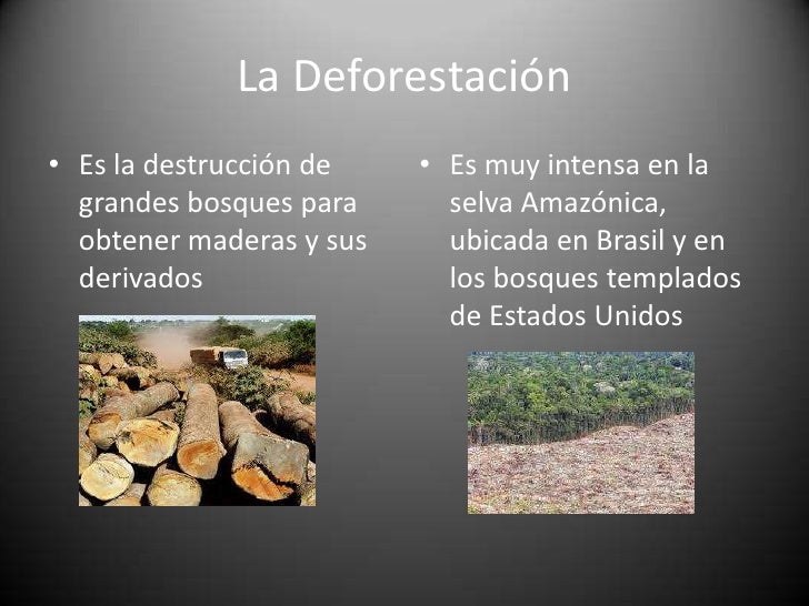 Problemas ambientales en américa