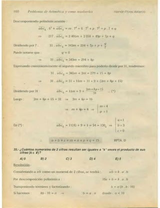 Problemas de aritmetica y como resolverlos
