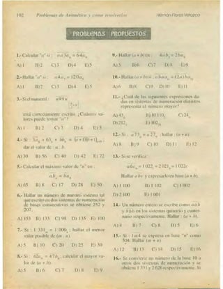 Problemas de aritmetica y como resolverlos