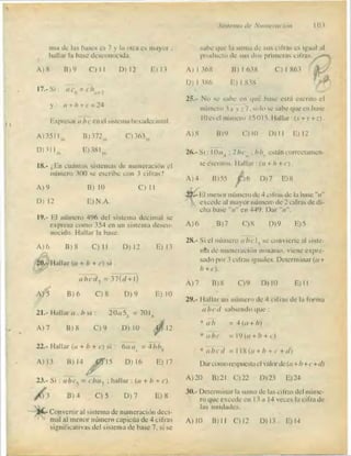 Problemas de aritmetica y como resolverlos