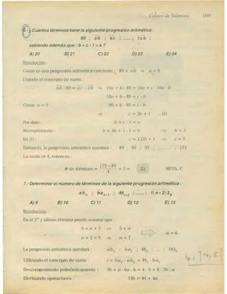Problemas de aritmetica y como resolverlos