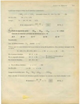 Problemas de aritmetica y como resolverlos