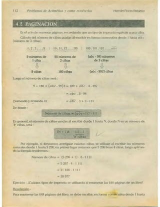 Problemas de aritmetica y como resolverlos