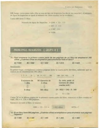 Problemas de aritmetica y como resolverlos